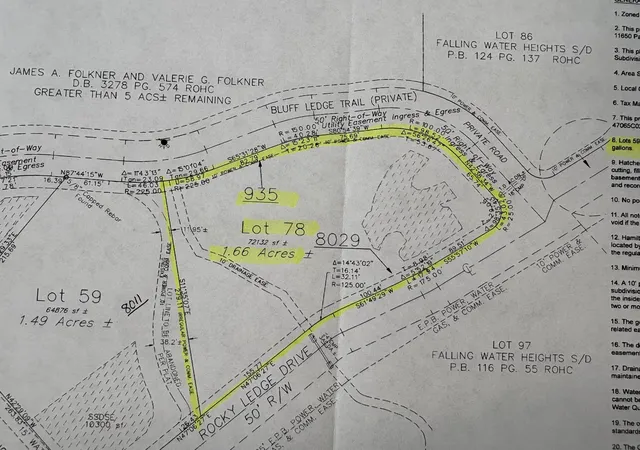 Photo 3 of Land for sale at 935 Blf Ledge Trl, Hixson, TN 37343 | MLS# 1543720 | Listing updated on 2026-10-28