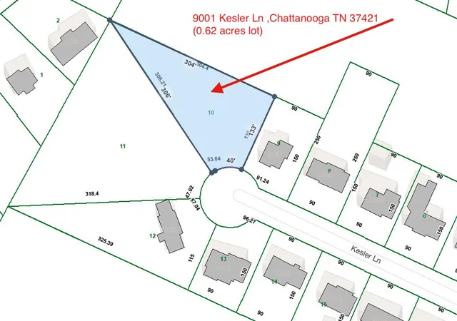 Photo 1 of Land for sale at 9001 Kesler Ln, Chattanooga, TN 37421 | MLS# 1544172 | Listing updated on 2026-10-07