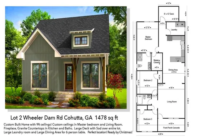 Single family home for sale at 135 Wheeler Dam Rd #Lot 2, Cohutta, GA 30710 | MLS# 1544209