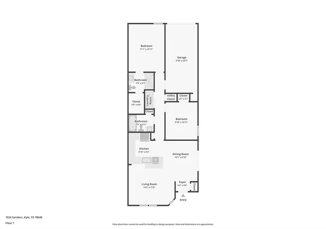 Photo 2 of Single family home for sale at 1524 Sanders, Kyle, TX 78640 | MLS# 2722549 | Listing updated on 2026-09-15