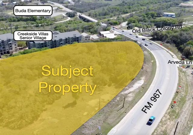 Photo 3 of Land for sale at 630 Fm 967, Buda, TX 78610 | MLS# 6040072 | Listing updated on 2026-09-14