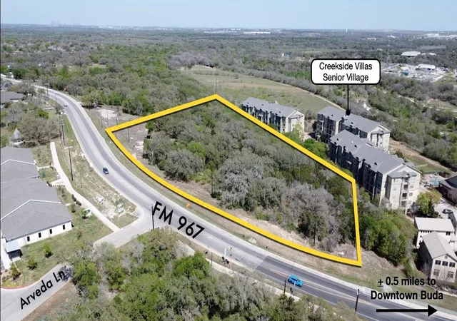 Photo 3 of Land for sale at 630 Fm 967, Buda, TX 78610 | MLS# 6040072 | Listing updated on 2026-09-14