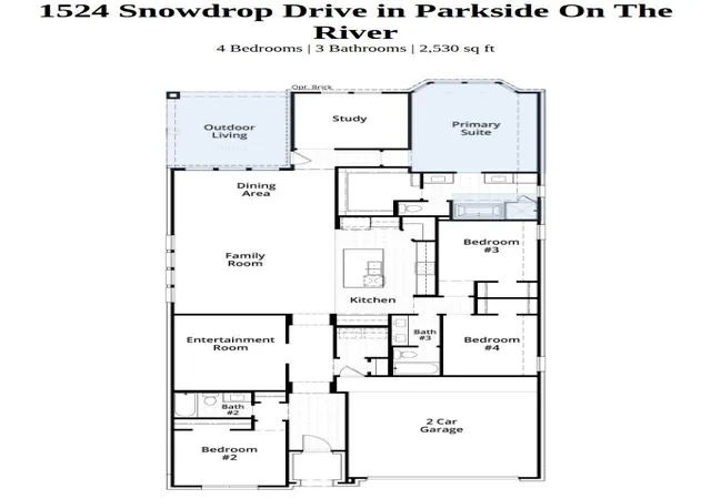 Photo 2 of Single family home for sale at 1524 Snowdrop Dr, Georgetown, TX 78628 | MLS# 1982209 | Listing updated on 2026-10-01
