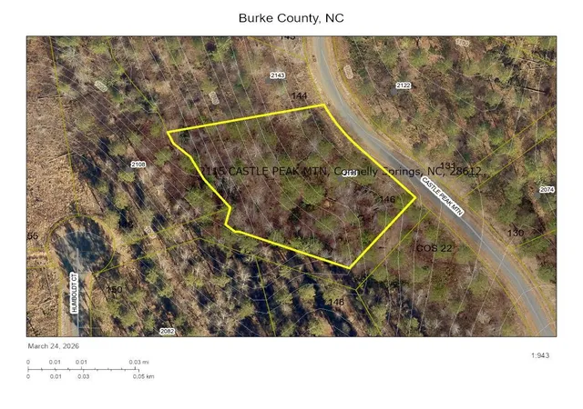 Photo 1 of Land for sale at 2115 Castle Peak Mountain #146, Connellys Springs, NC 28612 | MLS# 4361279 | Listing updated on 2026-09-14