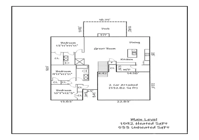 Photo 3 of Single family home for sale at 1917 Skyfall Ln, Hickory, NC 28602 | MLS# 4390976 | Listing updated on 2026-09-11