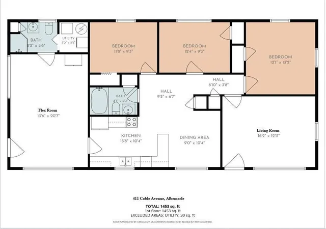 Photo 3 of Single family home for sale at 411 Coble Ave, Albemarle, NC 28001 | MLS# 4421862 | Listing updated on 2026-09-14