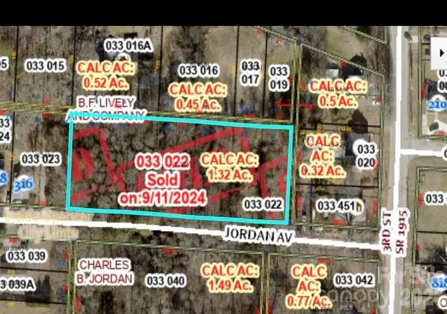 Photo 2 of Sale Pending at 00 Jordan Ave, Spencer, NC 28159 | MLS# 4422624 | Listing updated on 2026-09-22