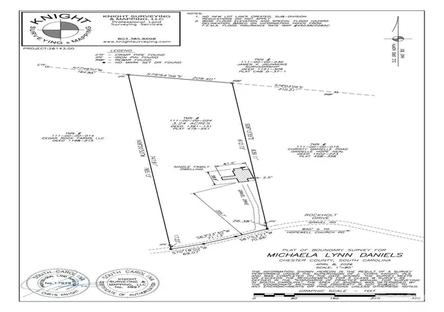 Photo 3 of Land for sale at 2344 Rockholt Dr, Blackstock, SC 29014 | MLS# 4423246 | Listing updated on 2026-09-10