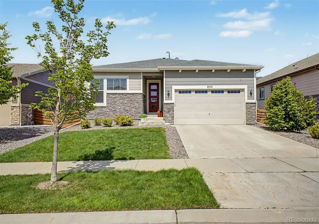 Photo 1 of Single family home for sale at 834 Eva Peak Dr, Erie, CO 80516 | MLS# 6712178 | Listing updated on 2026-09-23