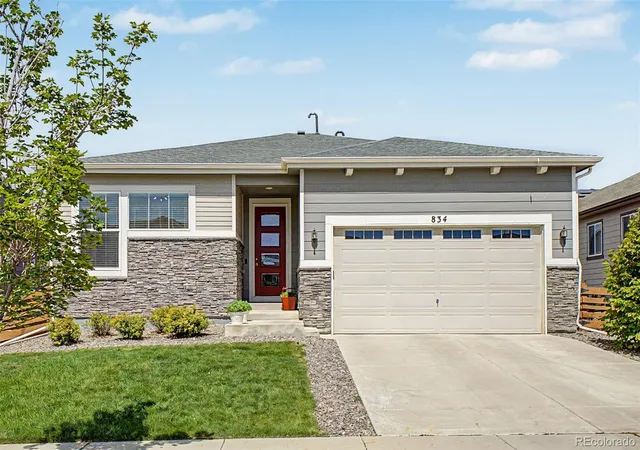 Photo 2 of Single family home for sale at 834 Eva Peak Dr, Erie, CO 80516 | MLS# 6712178 | Listing updated on 2026-09-23