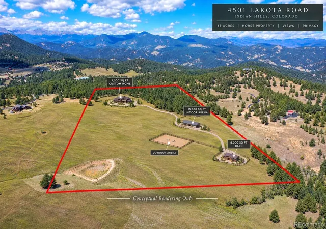 Photo 3 of Land for sale at 4501 Lakota Rd, Indian Hills, CO 80454 | MLS# 5733172 | Listing updated on 2026-09-20