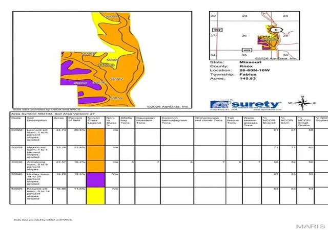 Photo 2 of Land for sale at 161 Hwy E, Newark, MO 63458 | MLS# MIS26005768 | Listing updated on 2026-09-09