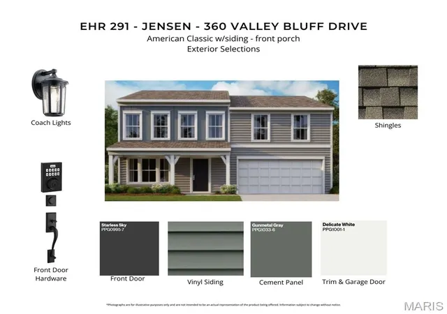 Photo 2 of Single family home for sale at 360 Valley Bluff Dr, Wentzville, MO 63348 | MLS# MIS26055006 | Listing updated on 2026-10-07