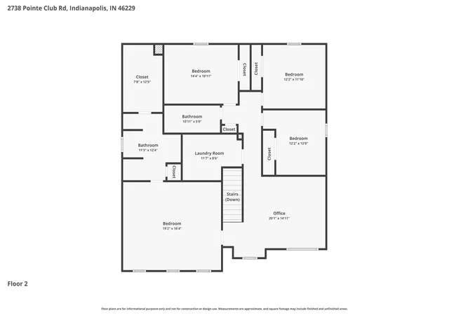 Photo 3 of Single family home for sale at 2738 Pointe Clb Rd, Indianapolis, IN 46229 | MLS# 22113906 | Listing updated on 2026-09-25