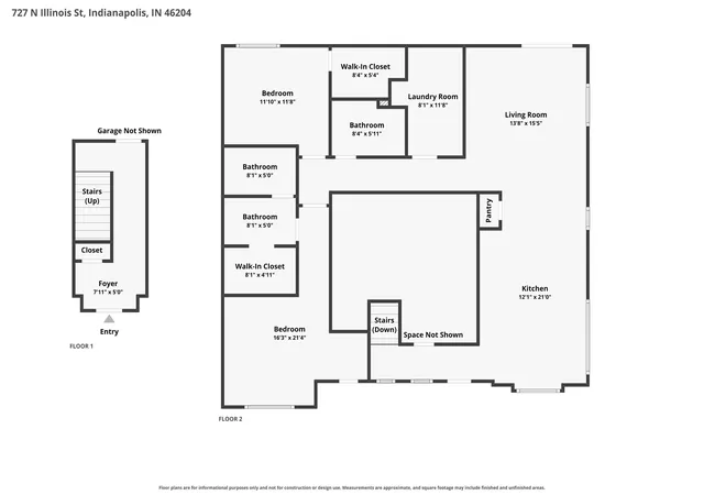 Photo 2 of Condo for sale at 727 N Illinois St #104, Indianapolis, IN 46204 | MLS# 22114071 | Listing updated on 2026-09-11