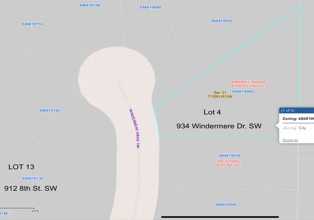 Photo 3 of Land for sale at 934 Windermere Dr, Pine Island, MN 55963 | MLS# 6432674 | Listing updated on 2026-09-10