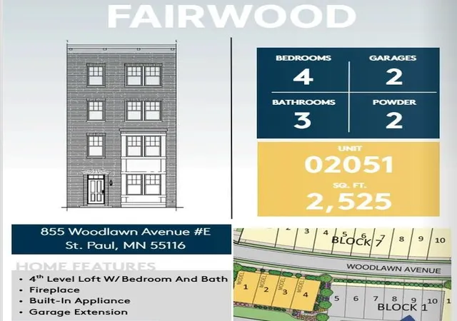 Photo 3 of Sale Pending at 855 Woodlawn Ave #E, Saint Paul, MN 55116 | MLS# 7140729 | Listing updated on 2026-09-09