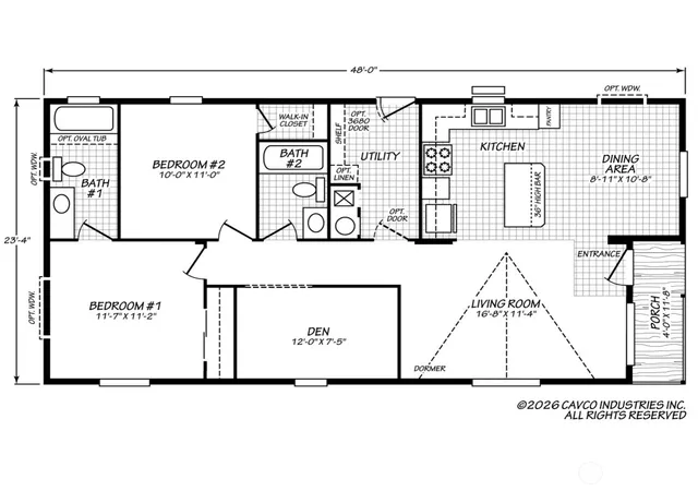 Photo 3 of Manufactured home for sale at 0 Atterberry Cavco 24482e #EV6, Sequim, WA 98382 | MLS# NWM2581128 | Listing updated on 2026-09-26