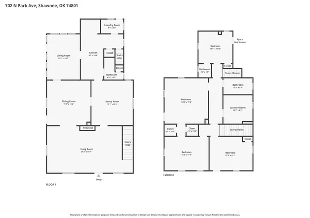 Photo 3 of Single family home for sale at 702 N Park Ave, Shawnee, OK 74801 | MLS# 1236573 | Listing updated on 2026-09-14