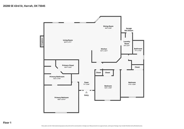Photo 2 of Single family home for sale at 20200 Se 43rd Street, Harrah, OK 73045 | MLS# 1239694 | Listing updated on 2026-10-07