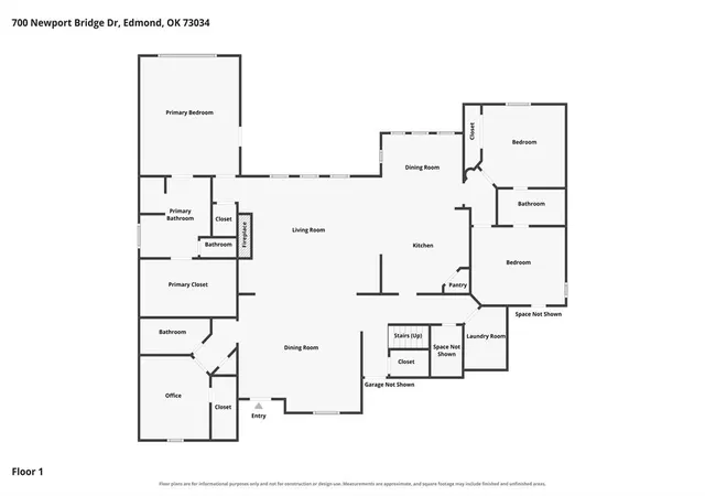 Photo 4 of Single family home for sale at 700 Newport Brg Dr, Edmond, OK 73034 | MLS# 1243541 | Listing updated on 2026-09-14