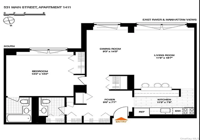 Photo 4 of House for sale at 531 Main St #1511, New York, NY 10044 | MLS# 984595 | Listing updated on 2026-09-12