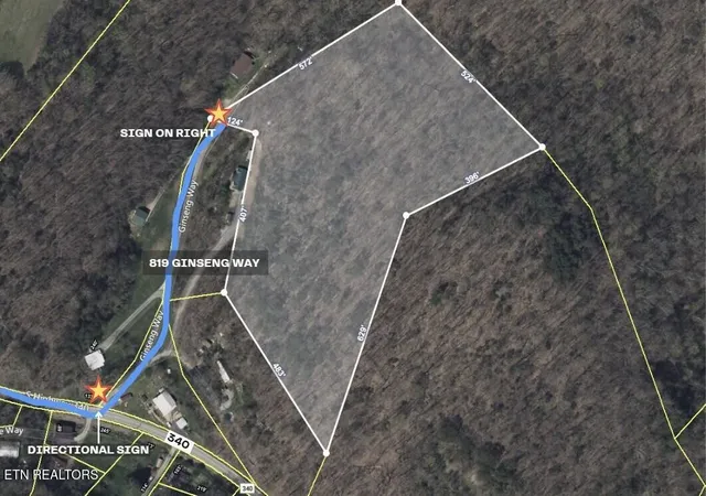 Photo 2 of Land for sale at 45 South Hwy 340, Parrottsville, TN 37843 | MLS# 3544517 | Listing updated on 2026-09-11