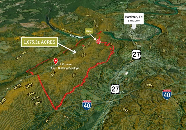 Photo 3 of Land for sale at 1075 Riggs Chapel Rd, Harriman, TN 37748 | MLS# 2982233 | Listing updated on 2026-09-11