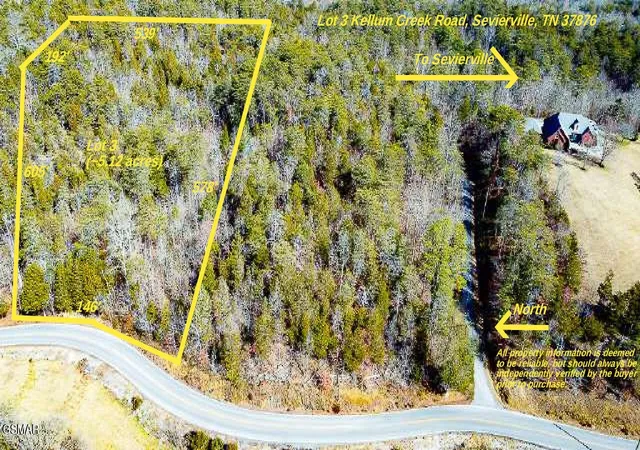 Photo 1 of Land for sale at 3 Kellum Crk Rd, Sevierville, TN 37876 | MLS# 3510541 | Listing updated on 2026-09-11