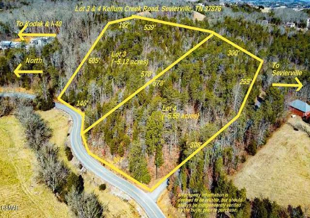 Photo 2 of Land for sale at 3 Kellum Crk Rd, Sevierville, TN 37876 | MLS# 3510541 | Listing updated on 2026-09-11
