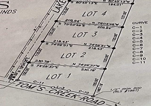 Photo 1 of Land for sale at 8 Toms Crk Lake Rd, Linden, TN 37096 | MLS# 3261086 | Listing updated on 2026-09-10