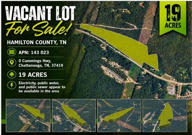 Photo 1 of Land for sale at 0 Cummings Hwy, Chattanooga, TN 37419 | MLS# 3288107 | Listing updated on 2026-09-21