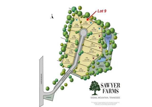 Photo 3 of Land for sale at 1805 Sawyer Farms Ln, Signal Mountain, TN 37377 | MLS# 3314781 | Listing updated on 2026-09-11