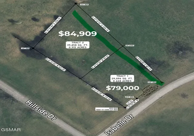 Photo 1 of Land for sale at 2 Isabell Dr, Dandridge, TN 37725 | MLS# 3591764 | Listing updated on 2026-09-24