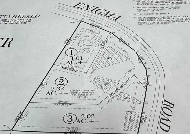 Photo 2 of Land for sale at 2 Enigma Rd, Chestnut Mound, TN 38552 | MLS# 3529671 | Listing updated on 2026-09-14