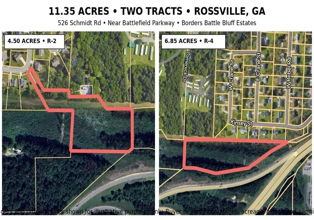 Photo 1 of Land for sale at 526 Schmidt Rd, Rossville, GA 30741 | MLS# 3542400 | Listing updated on 2026-09-11