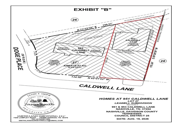 Photo 3 of Land for sale at 951 Caldwell Ln, Nashville, TN 37204 | MLS# 3544171 | Listing updated on 2026-09-14
