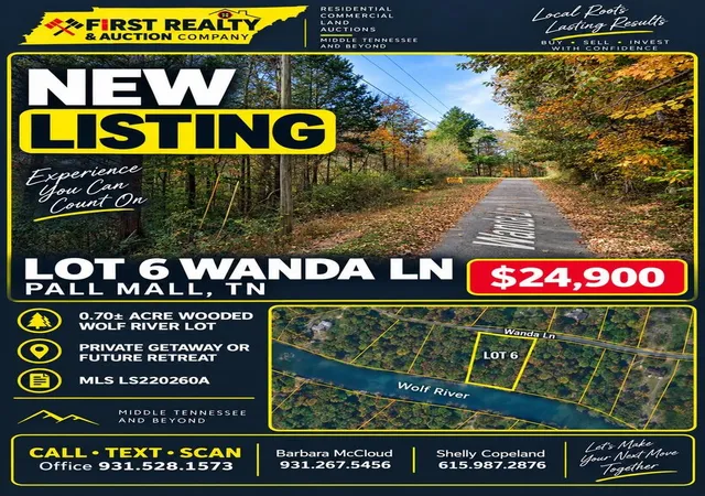 Photo 1 of Sale Pending at 0 Wanda Ln, Pall Mall, TN 38577 | MLS# 3592329 | Listing updated on 2026-09-25
