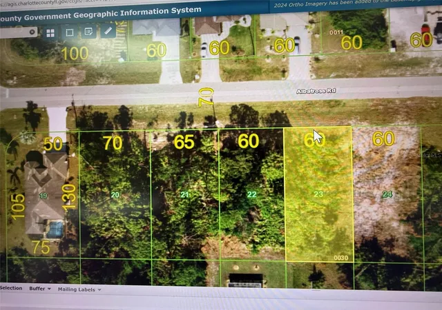Photo 2 of Land for sale at 269 Albatross Rd, Rotonda West, FL 33947 | MLS# O6281371 | Listing updated on 2026-09-15
