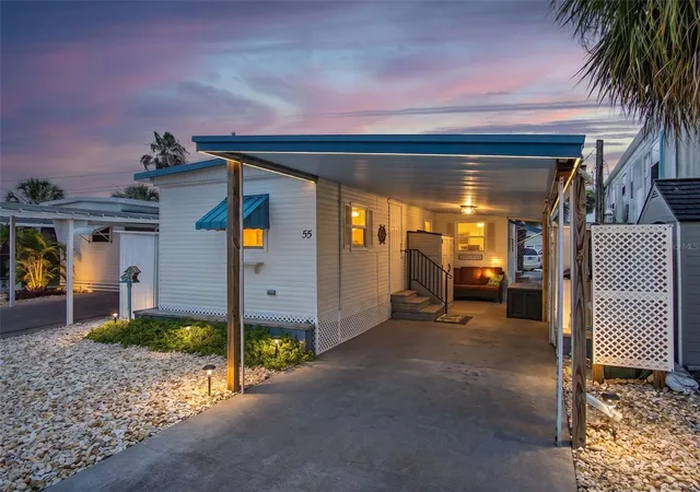 Manufactured home for sale at 800 Chesapeake Dr #55, TARPON SPRINGS, FL 34689 | MLS# TB8510565