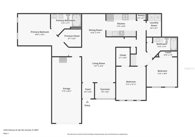 Listing Photo 4 - Condo for sale in building located at 12016 Villanova Dr, ORLANDO, FL 32837 - Unit #102