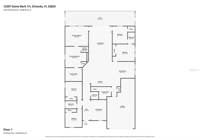 Photo 3 of Single family home for sale at 12397 Stone Bark Trl, Orlando, FL 32824 | MLS# O6429972 | Listing updated on 2026-09-12