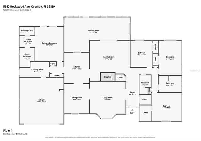 Photo 42 of Single family home for sale at 5520 Rockwood Ave, ORLANDO, FL 32839 | MLS# O6430100 | Listing updated on 2026-10-04