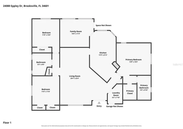 Photo 2 of Single family home for sale at 24088 Eppley Dr, Brooksville, FL 34601 | MLS# W7889193 | Listing updated on 2026-09-26