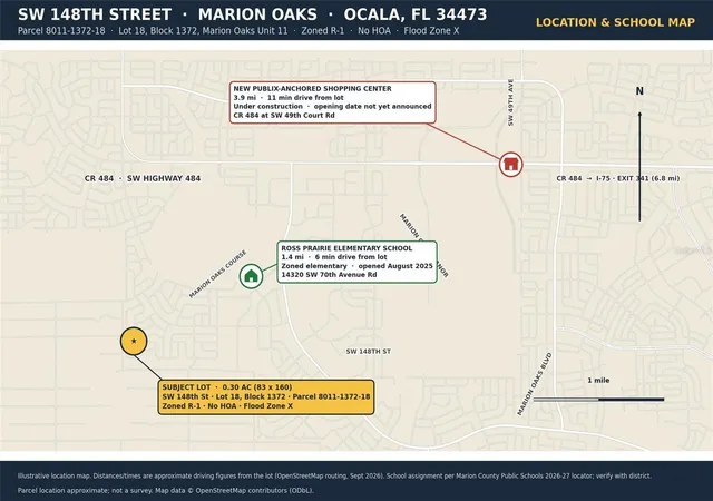 Photo 3 of Land for sale at Sw 148th Street, Ocala, FL 34473 | MLS# O6440839 | Listing updated on 2026-09-11