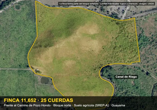 Photo 1 of Land for sale at Pozo Hondo Finca 11652, Guayama, PR 00784 | MLS# PR9124097 | Listing updated on 2026-09-11