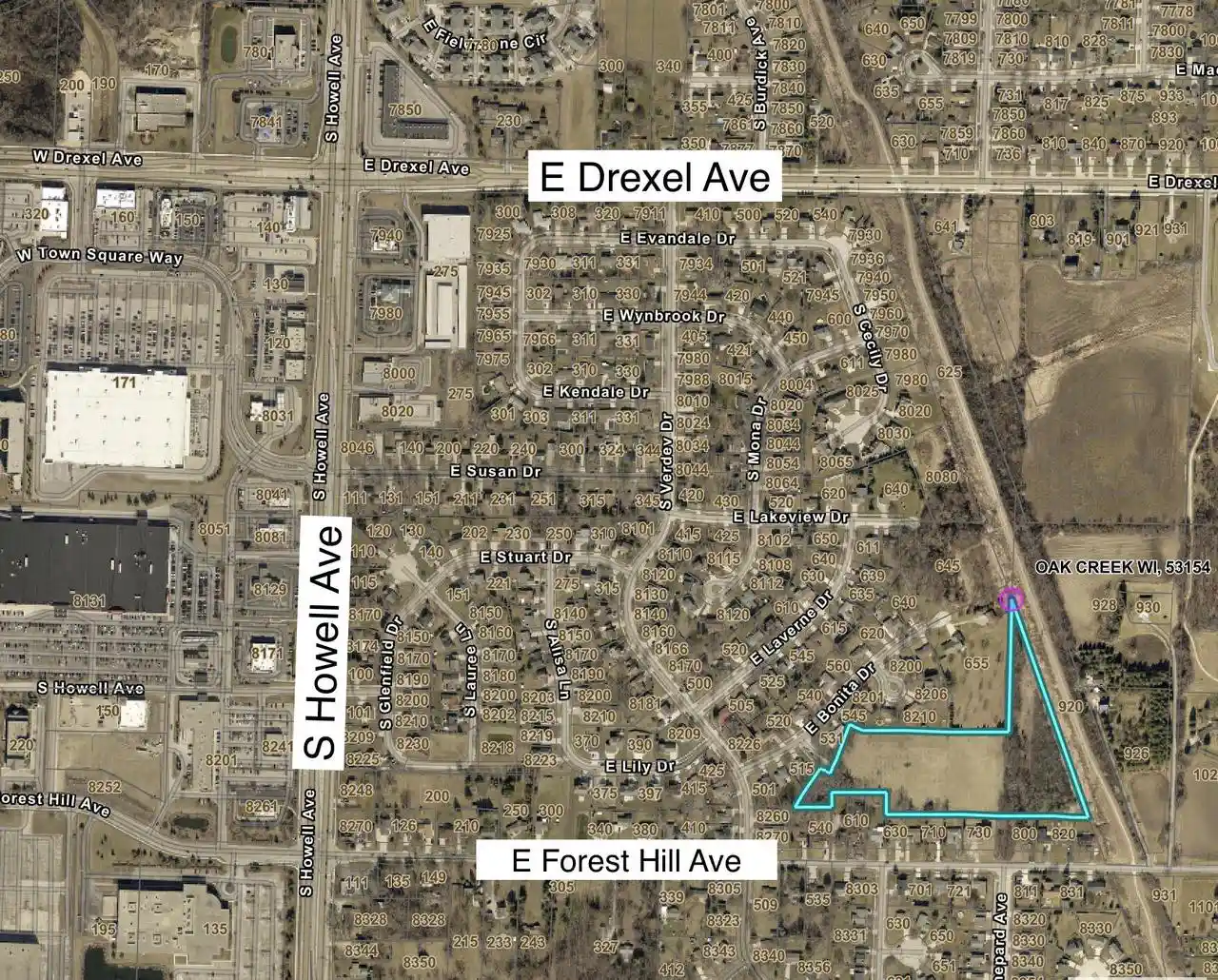 Photo 1 of Land for sale at 640 E Darcy Dr Dr, Oak Creek, WI 53154 | MLS# 1947721 | Listing updated on 2026-09-23