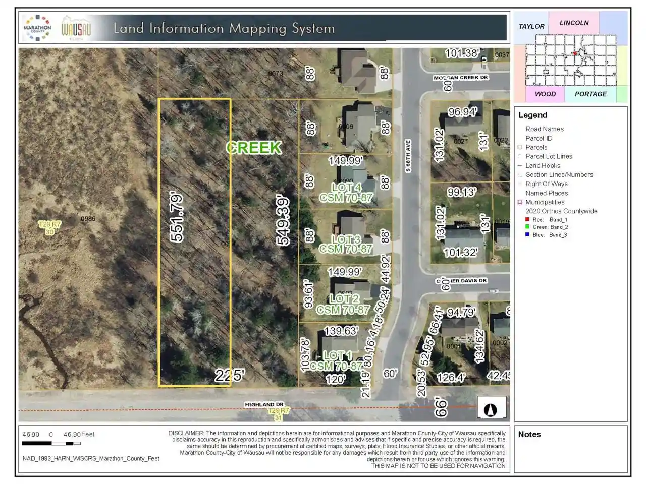 Homes for sale in Wausau, WI | Lot 1 Highland Dr Dr, Wausau, WI 54401 | MLS# 22600190
