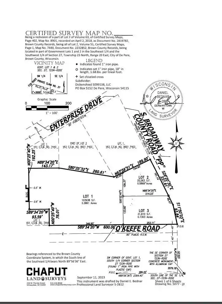 Photo 3 of Land for sale at S Broadway Street Street, De Pere, WI 54115 | MLS# 50320935 | Listing updated on 2026-08-06