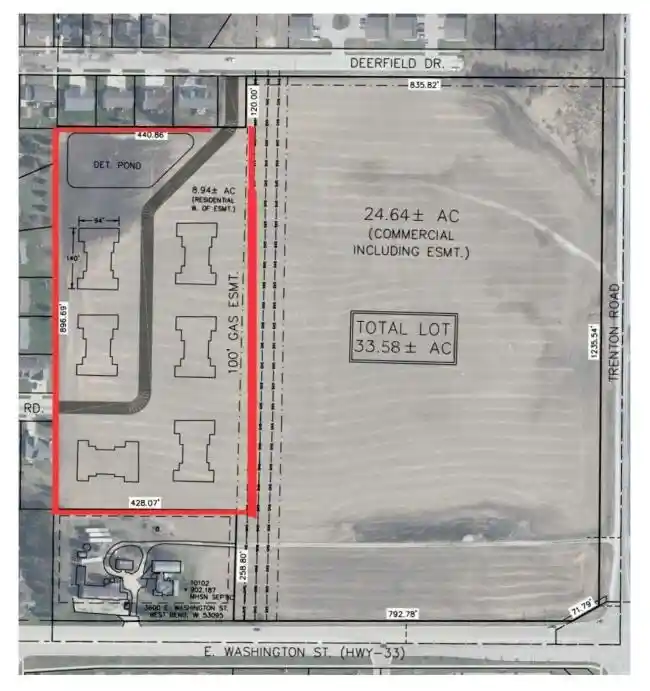 Photo 3 of Land for sale at Lt1 E Washington Street Street, West Bend, WI 53095 | MLS# 1950051 | Listing updated on 2026-06-24